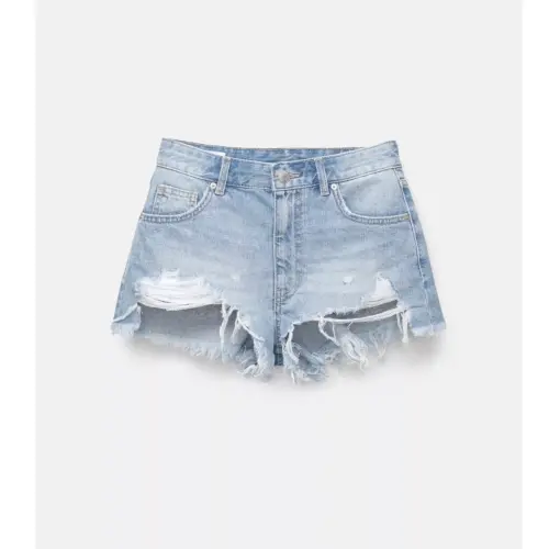 Shorts vaqueros rotos Pull&Bear — imagen 1