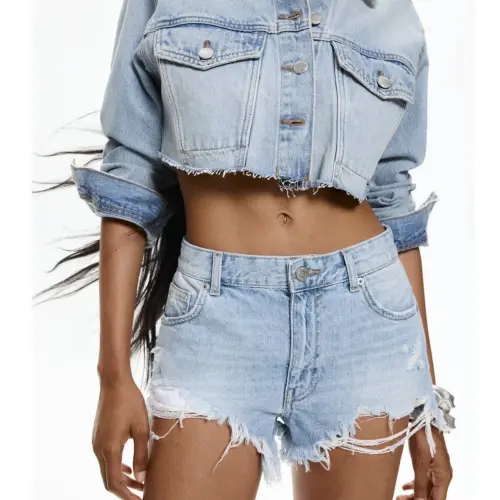 Shorts vaqueros rotos Pull&Bear — imagen 2