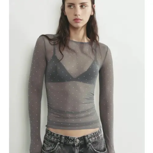Top tul transparente Pull&Bear — imagen 2