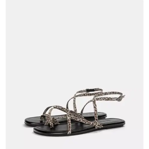 Sandalias animal print Pull&Bear — imagen 2