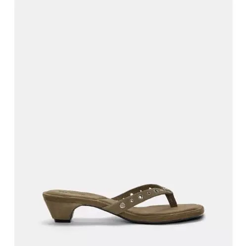 Sandalias carmelita detalle ojales Pull&Bear — imagen 1