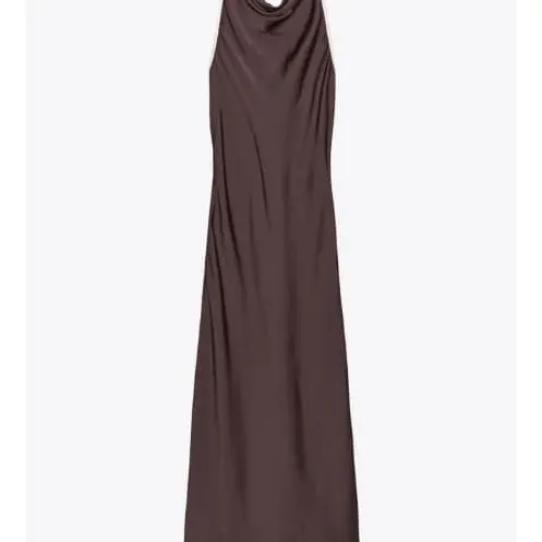 Vestido satinado ZARA — imagen 1