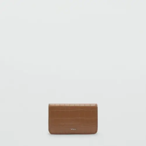 Billetera solapa textura piel MNGO — imagen 3