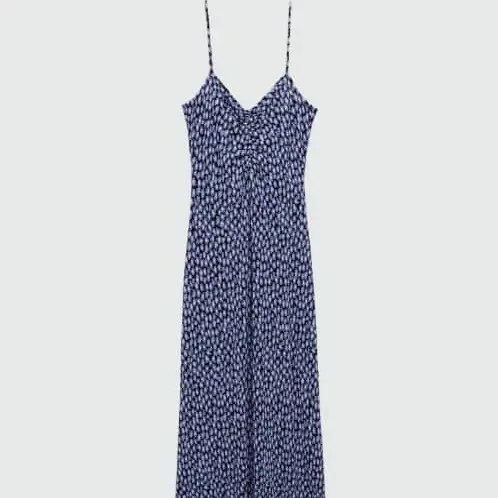Vestido maxi estampado Mngo's photo #1