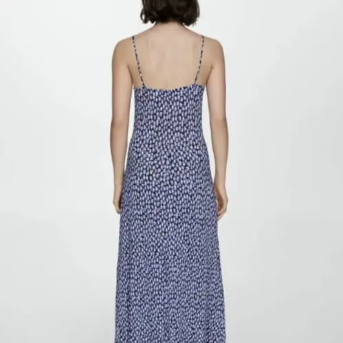 Vestido maxi estampado Mngo's photo #2