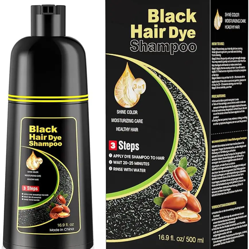Shampoo color negro 3 en 1's photo #1