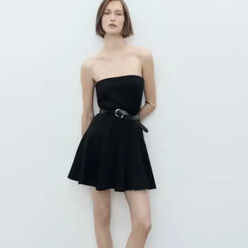 Vestido strapless Mango's photo #2