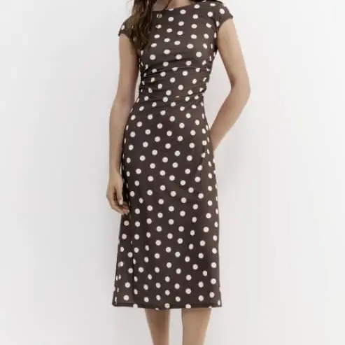 Vestido midi espalda abierta Pull&Bear's photo #1