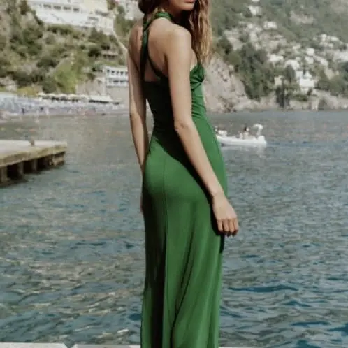 Vestido maxi verde's photo #1