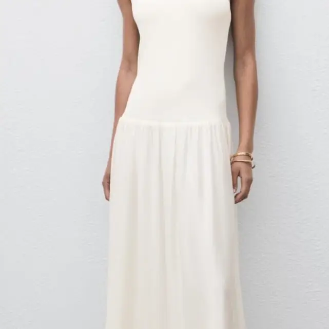 Vestido un hombro Mango — imagen 1