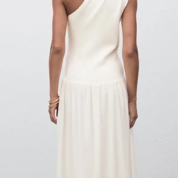 Vestido un hombro Mango — imagen 2