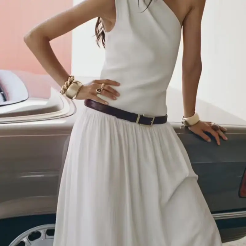Vestido un hombro Mango — imagen 3