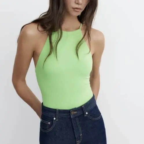 Body verde Pull&Bear — imagen 1