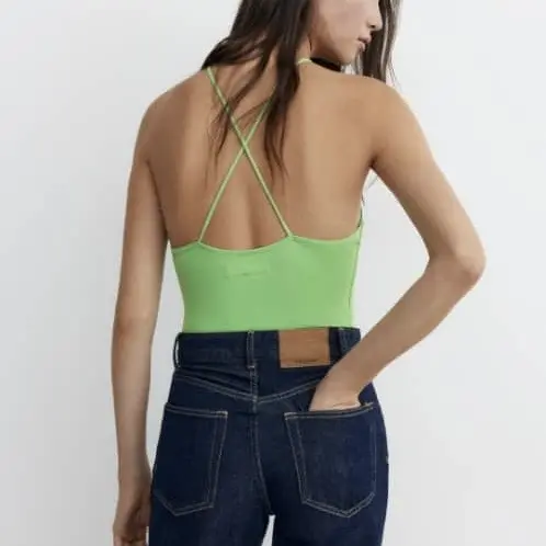 Body verde Pull&Bear — imagen 2