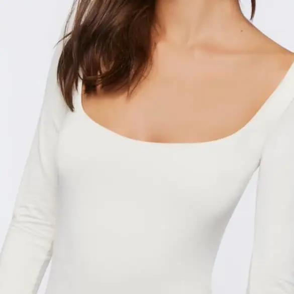 Body manga larga blanco HM — imagen 1