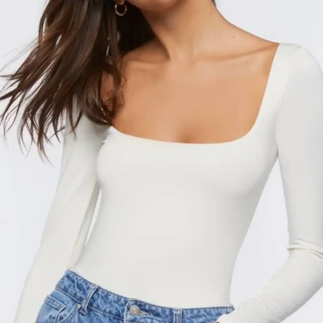 Body manga larga blanco HM — imagen 4