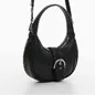 Cartera con hebilla plateada mng — imagen 1