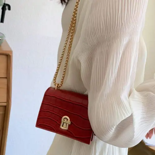 Carteras mini cadena dorada — imagen 2