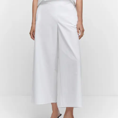 Pantalon culotte de algodon Mng — imagen 1