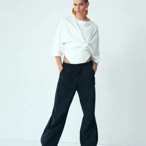 Pantalon parachute Mango — imagen 2
