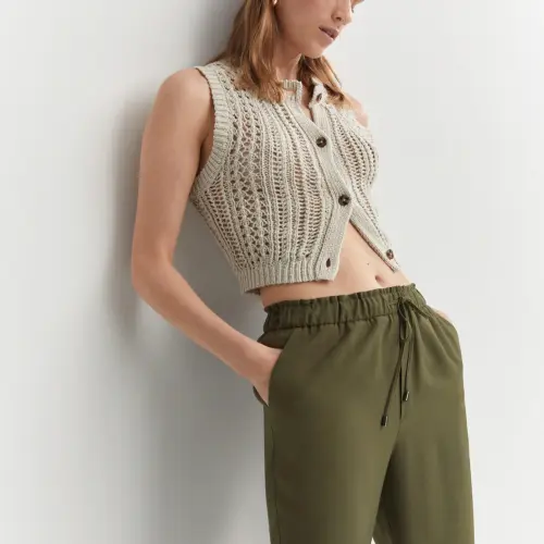 Pantalon fluido corte recto's photo #2