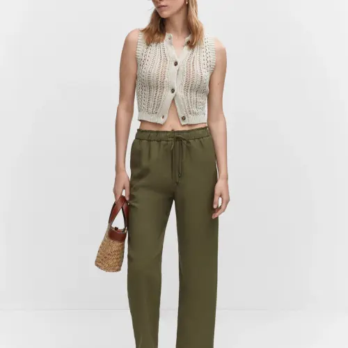 Pantalon fluido corte recto's photo #1
