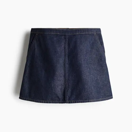 Saya mini denim oscuro H&M — imagen 1