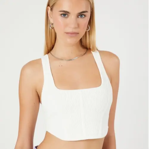 Top Crop estilo corset F21's photo #1