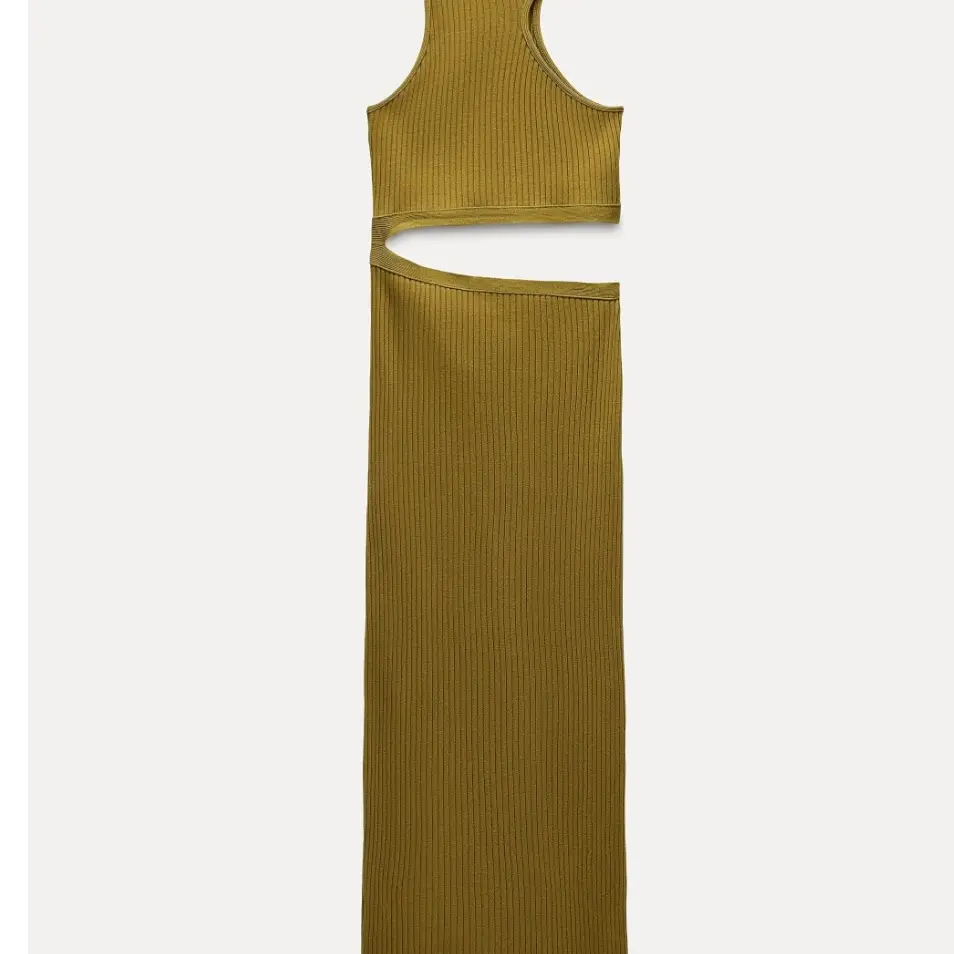 Vestido ribbed cut out Zara's photo #1