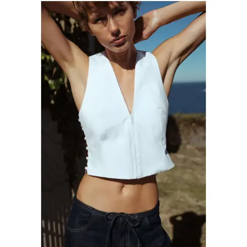 Top estilo Vest Zara — imagen 1