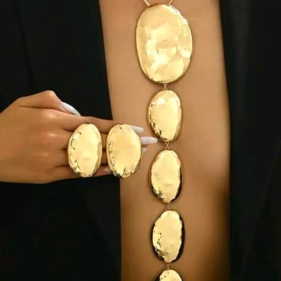 Conjunto de aretes + collar's photo #1