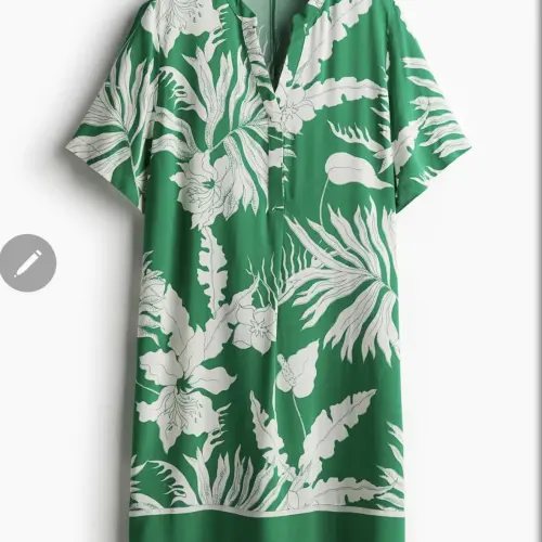 Vestido verde floreado — imagen 2