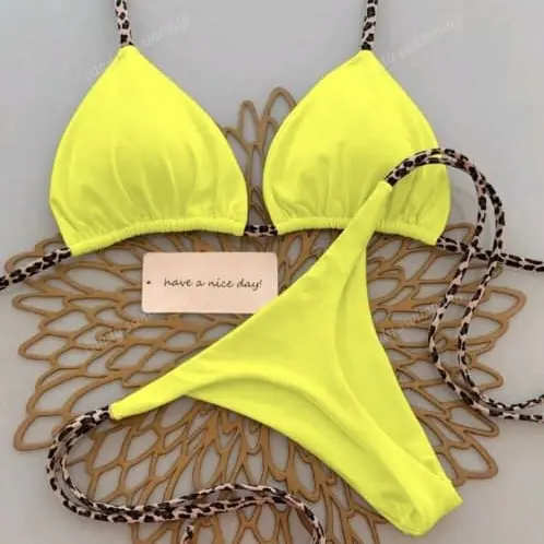 Bikini detalle animal print — imagen 1