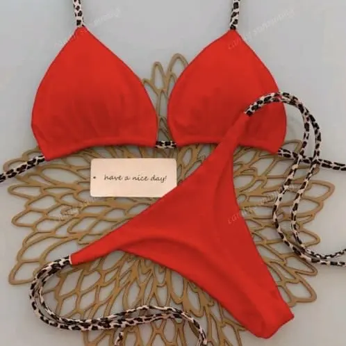 Bikini detalle animal print — imagen 4