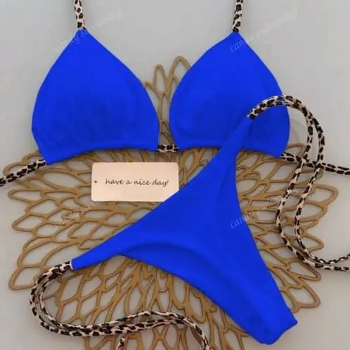 Bikini detalle animal print — imagen 5