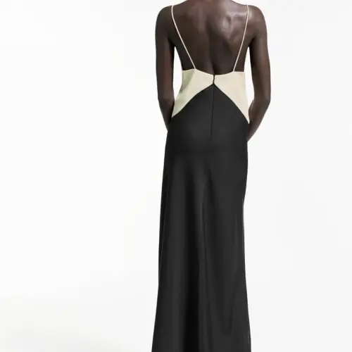 Vestido dos tonos Mango — imagen 2
