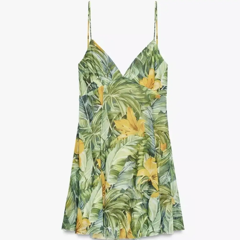 Vestido floreal ZARA — imagen 1