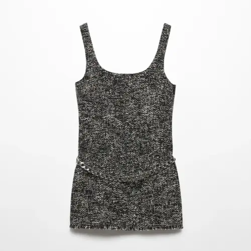 Vestido detalle cadena Mango — imagen 2