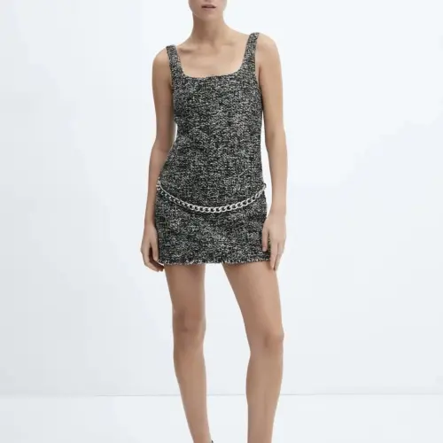 Vestido detalle cadena Mango — imagen 1