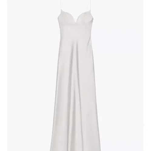 Vestido maxi satinado ZARA — imagen 3