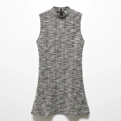 Vestido midi textura Mango — imagen 2