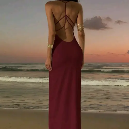 Vestido maxi tirantes's photo #1