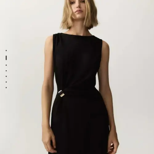 Vestido detalle dorado Lefties — imagen 2