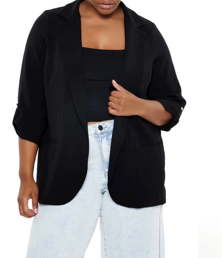 Blazer negro plus size's foto | Gigi’s Place |  BizneCubano