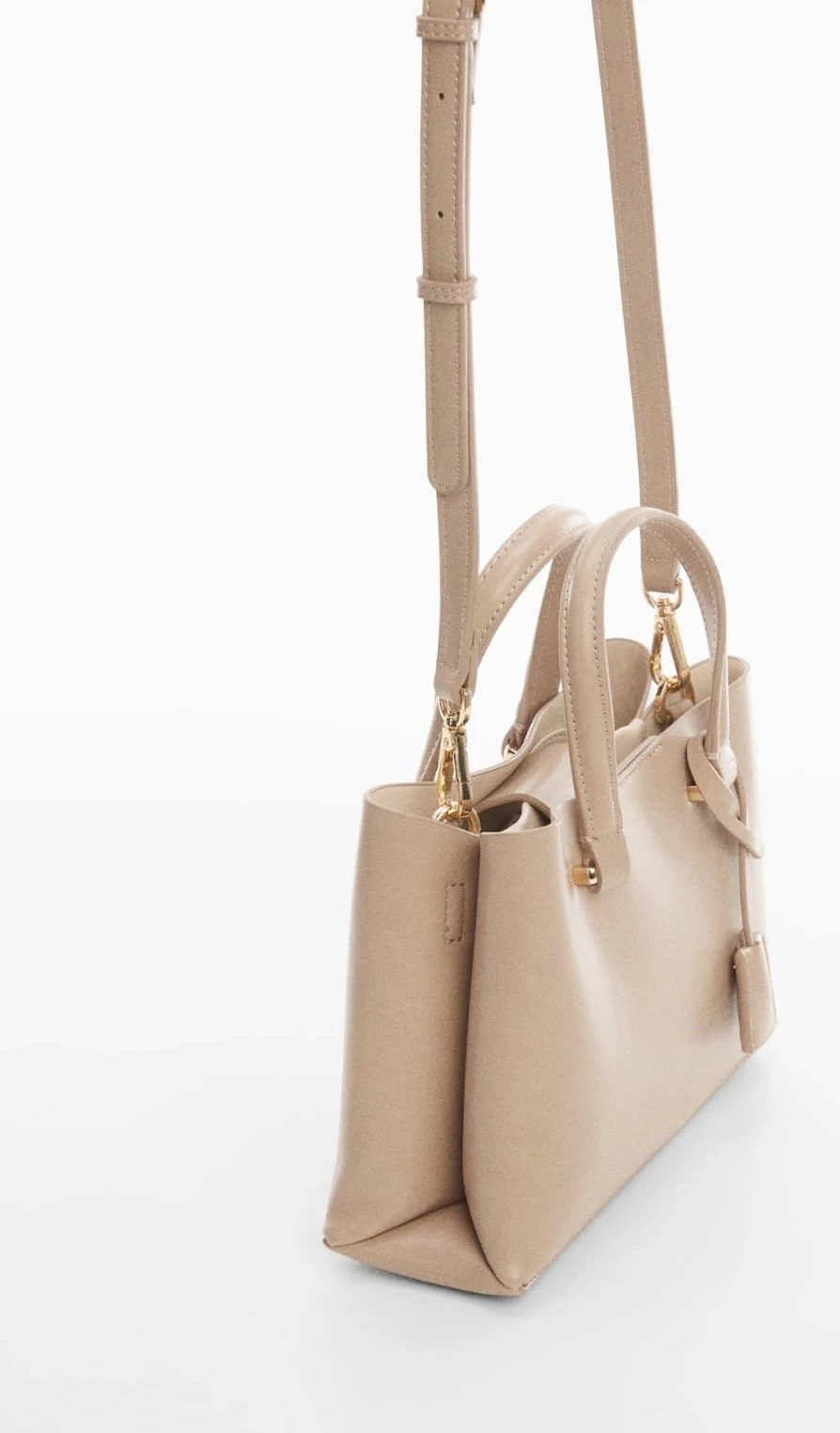 Cartera beige piel peque Mng's foto | Gigi’s Place |  BizneCubano