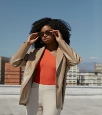 Chaqueta piel beige F21's foto | Gigi’s Place |  BizneCubano