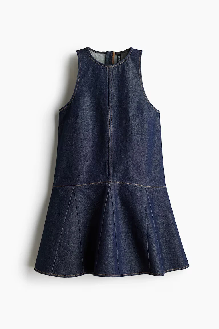 Vestido corto denim oscuro H&M's foto | Gigi’s Place |  BizneCubano