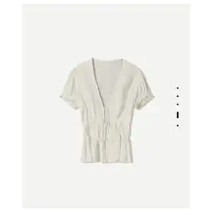 Blusa fruncida lazos Bershka miniatura 2