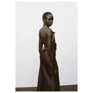 Vestido satinado ZARA miniatura 2