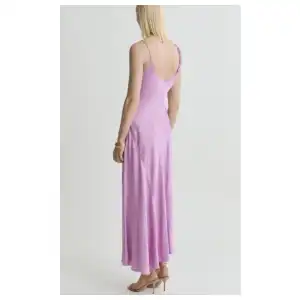 Vestido satinado malva Mango miniatura 2